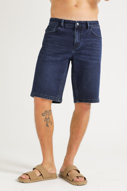 Denim Bermuda Shorts