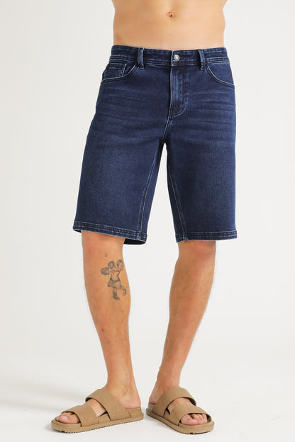 Denim Bermuda Shorts