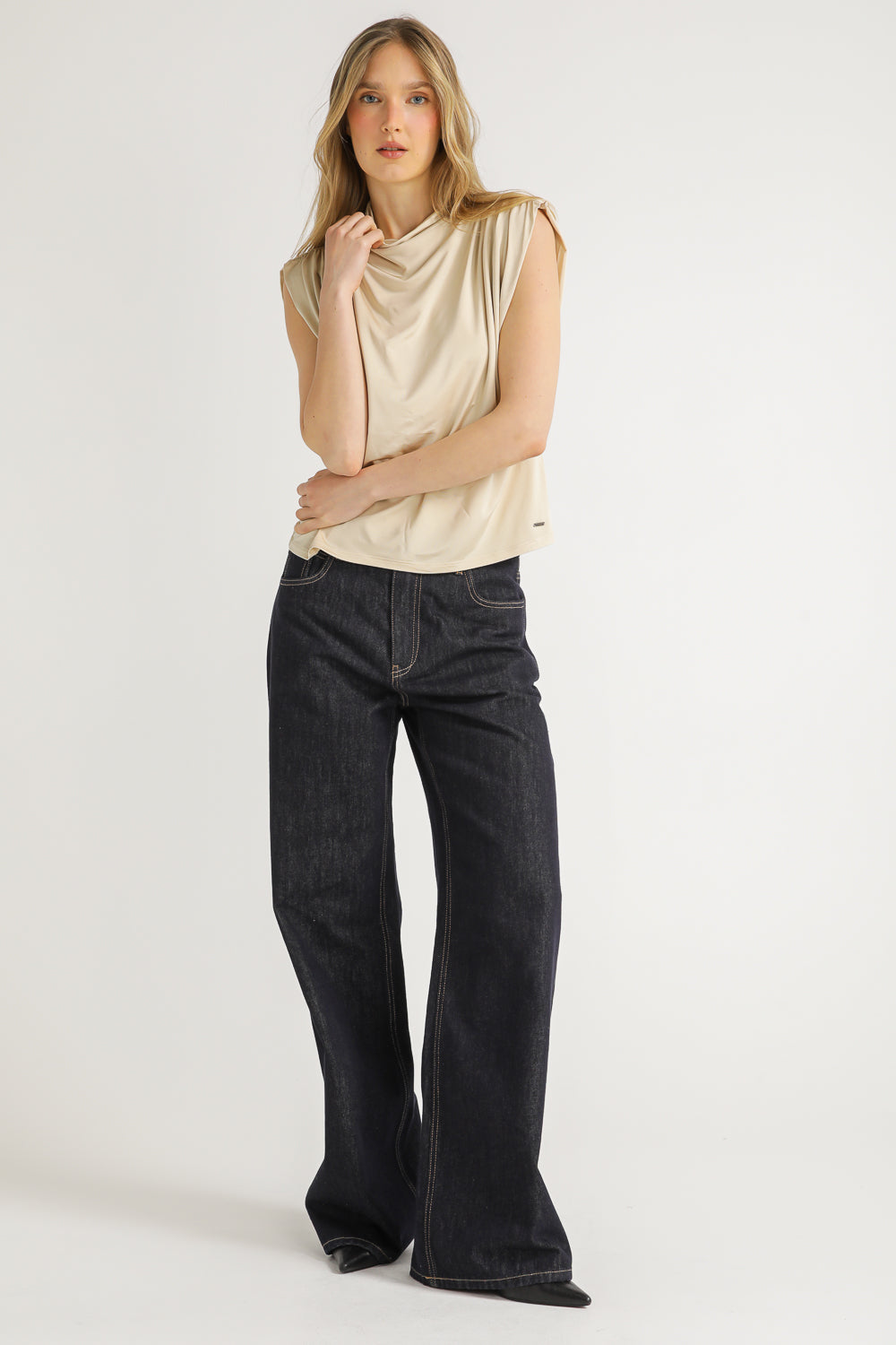 Mock Neck Top