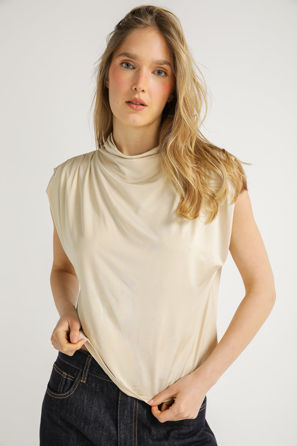 Mock Neck Top