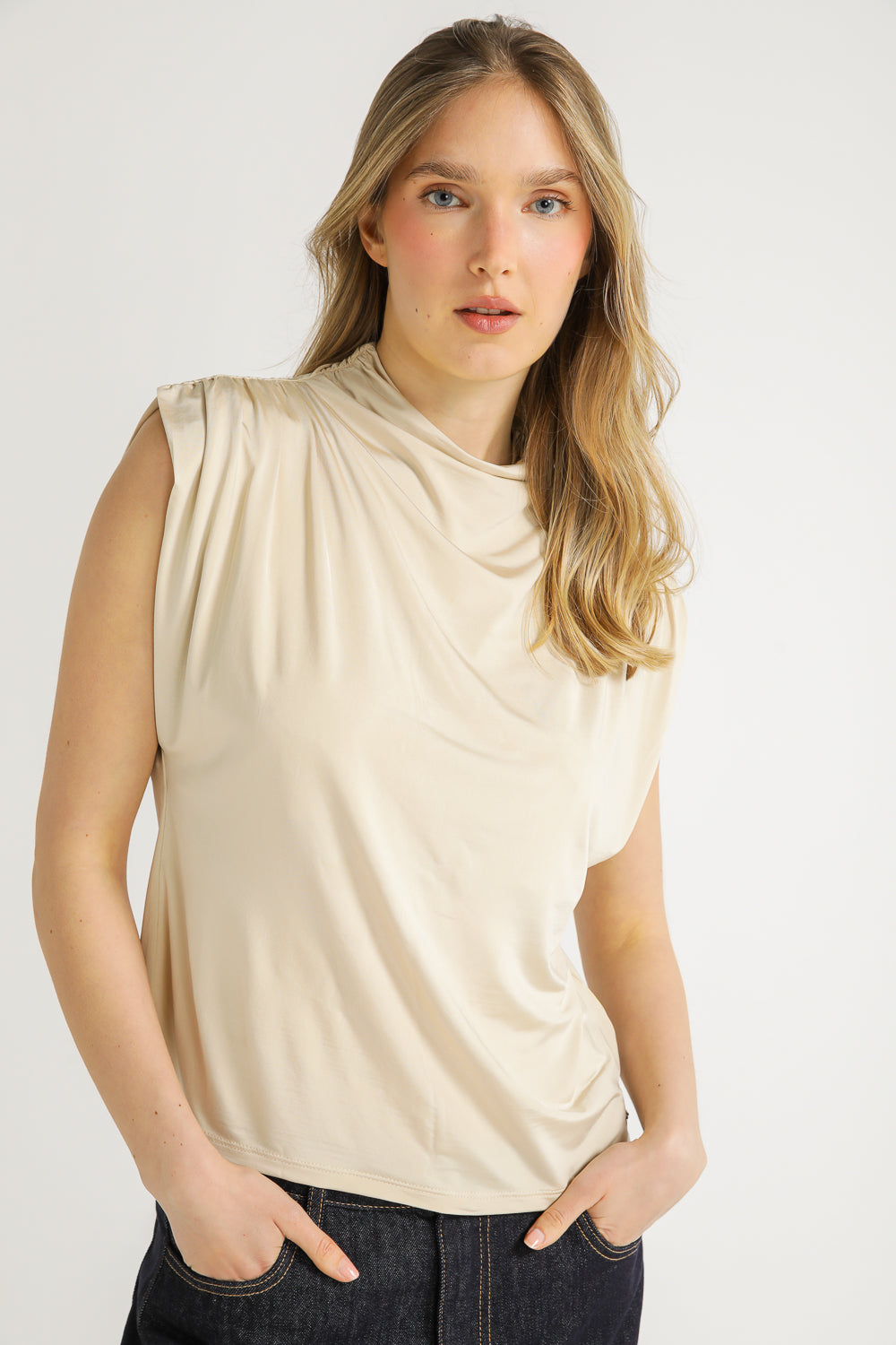 Mock Neck Top