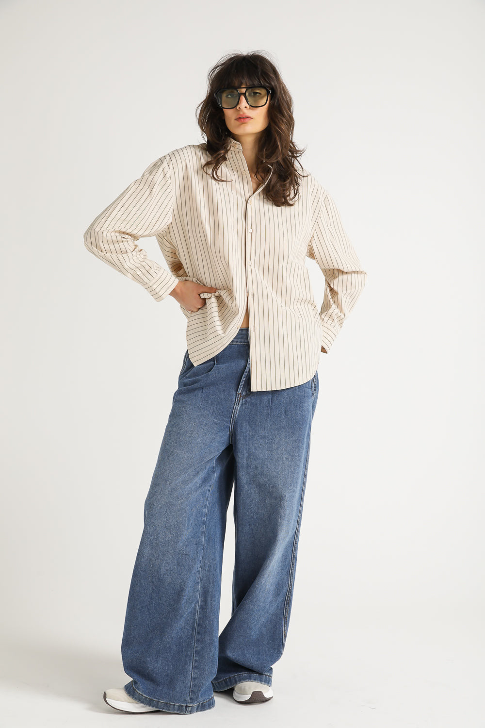Striped Button Down Shirt