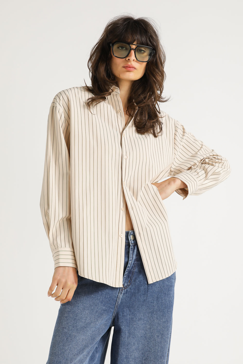 Striped Button Down Shirt
