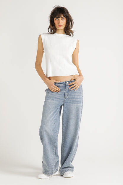 Sleeveless Knit Top