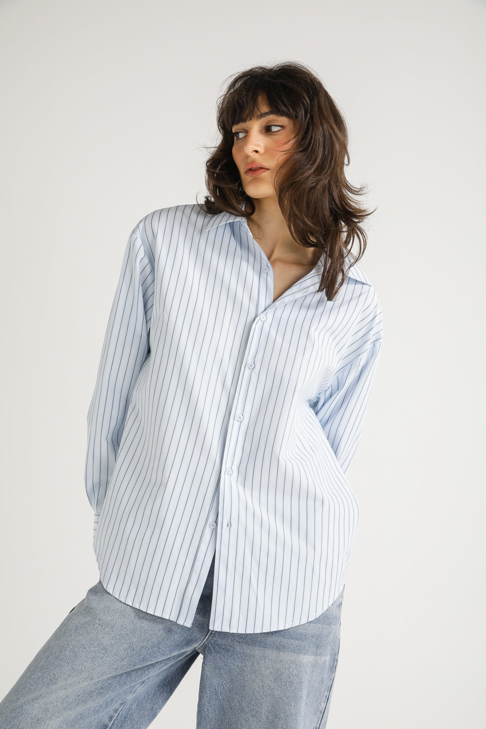 Striped Button Down Shirt