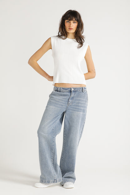 Sleeveless Knit Top