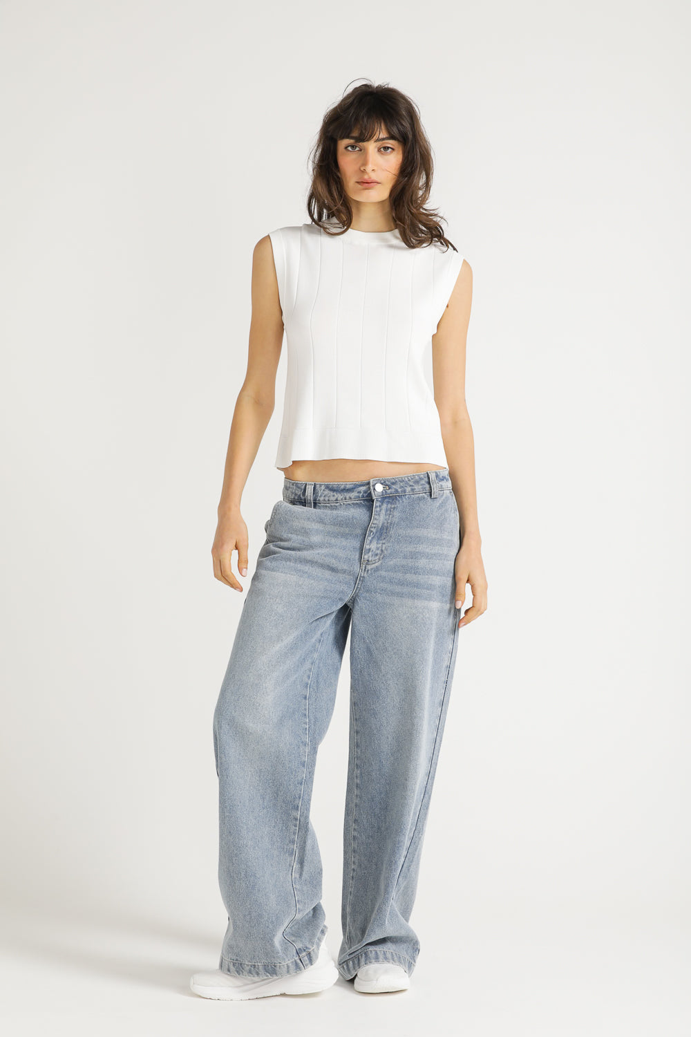 Sleeveless Knit Top