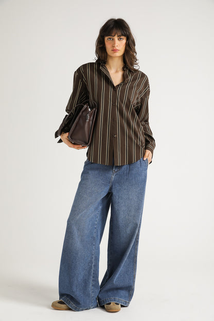 Button Down Striped Shirt