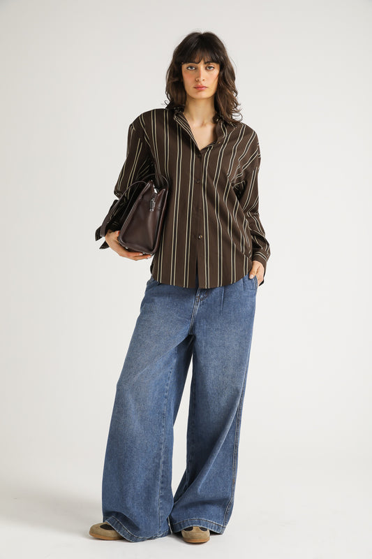 Button Down Striped Shirt