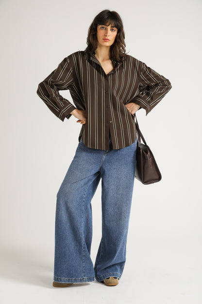Button Down Striped Shirt