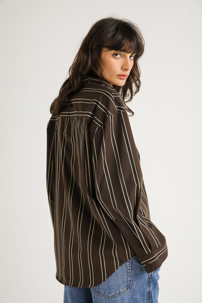 Button Down Striped Shirt