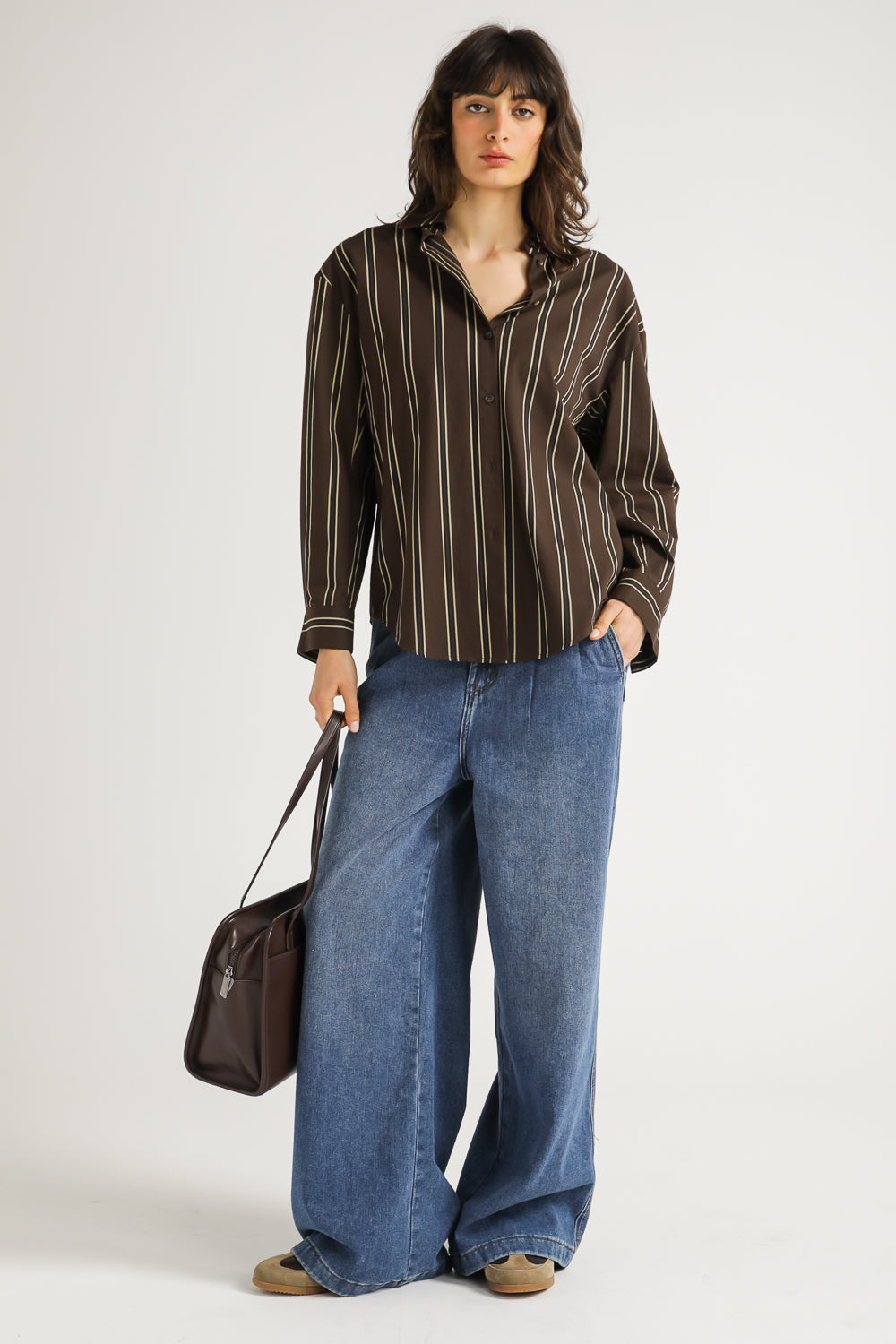 Button Down Striped Shirt