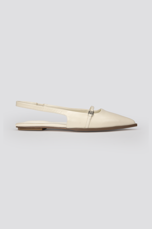 Leather Slingback Flats