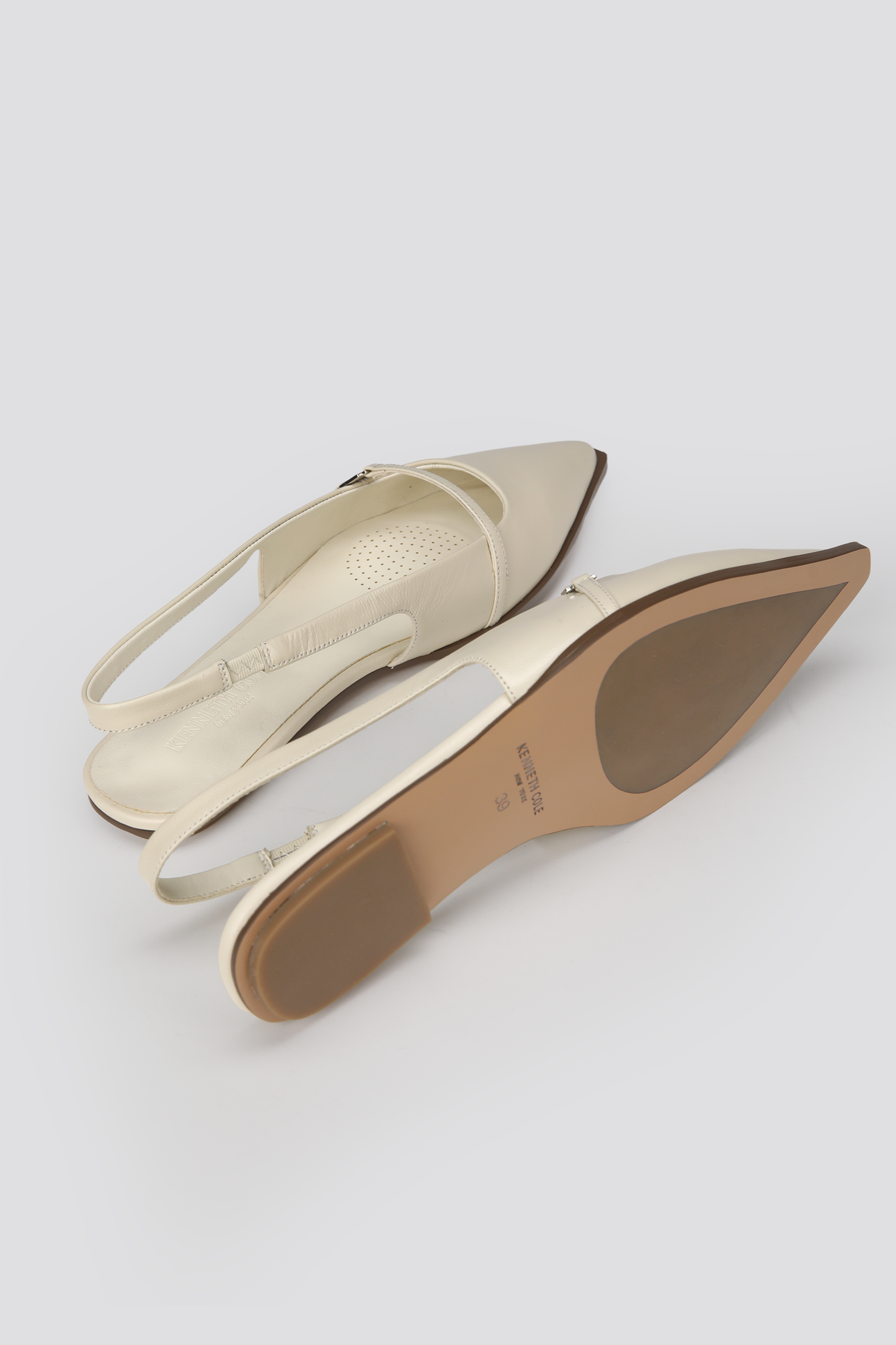 Leather Slingback Flats