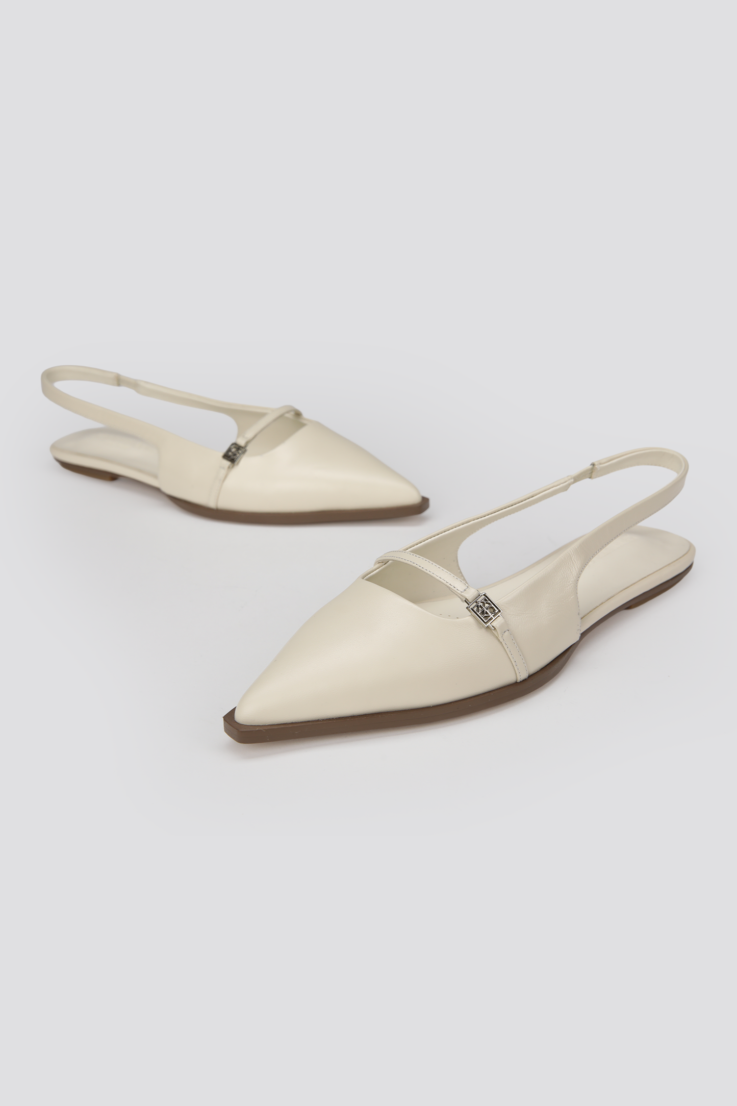 Leather Slingback Flats