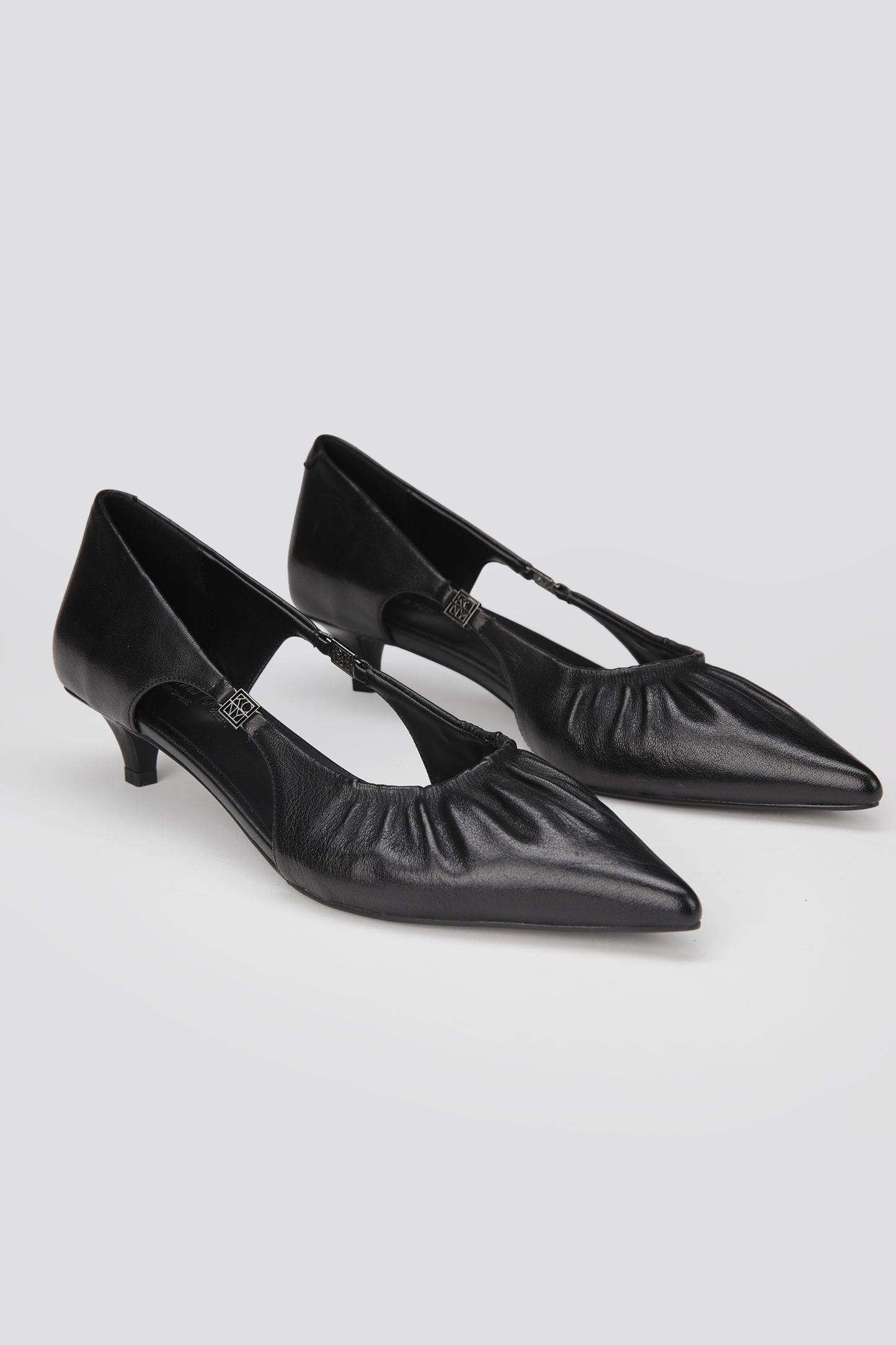 Leather Slingback Heels
