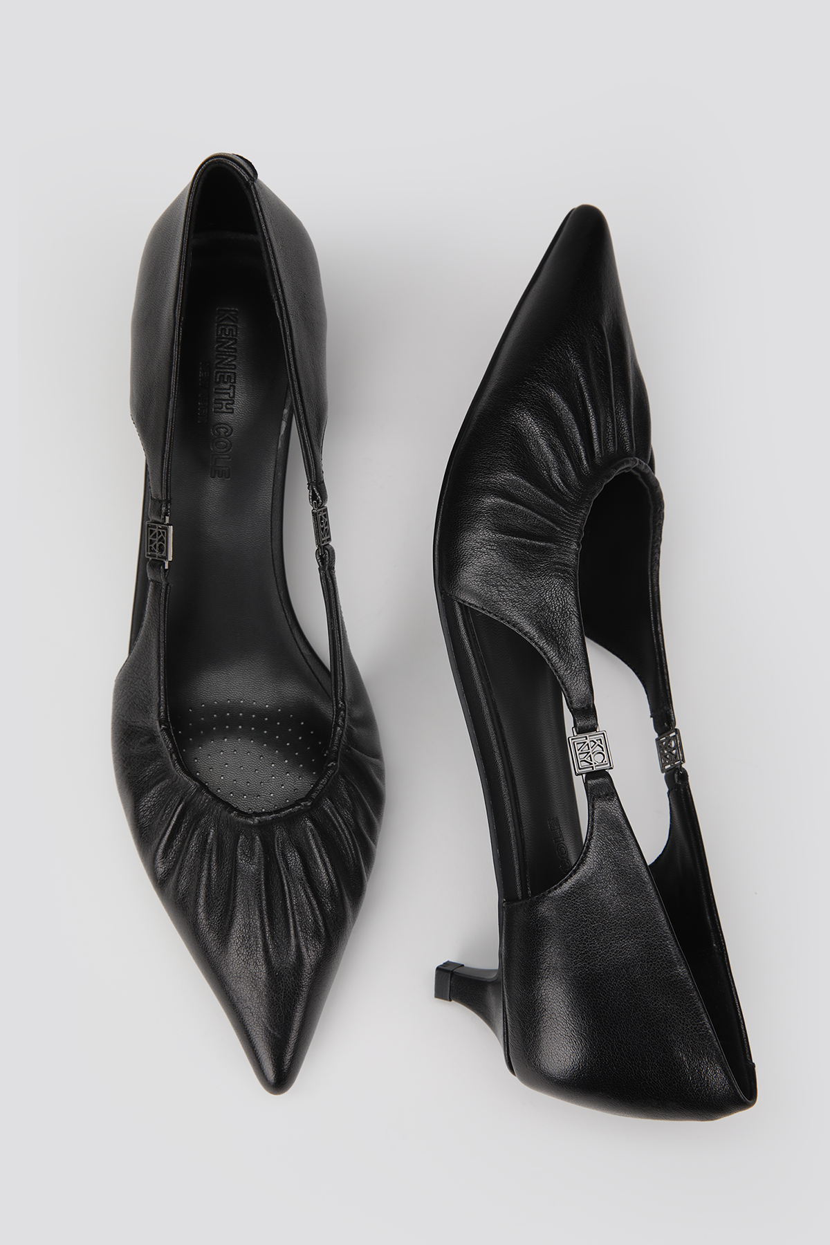 Leather Slingback Heels