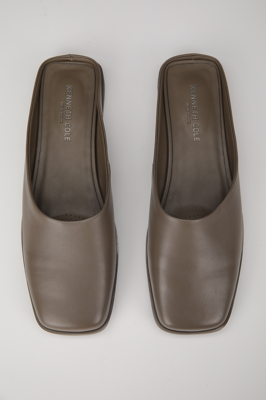 Leather Mule Flats
