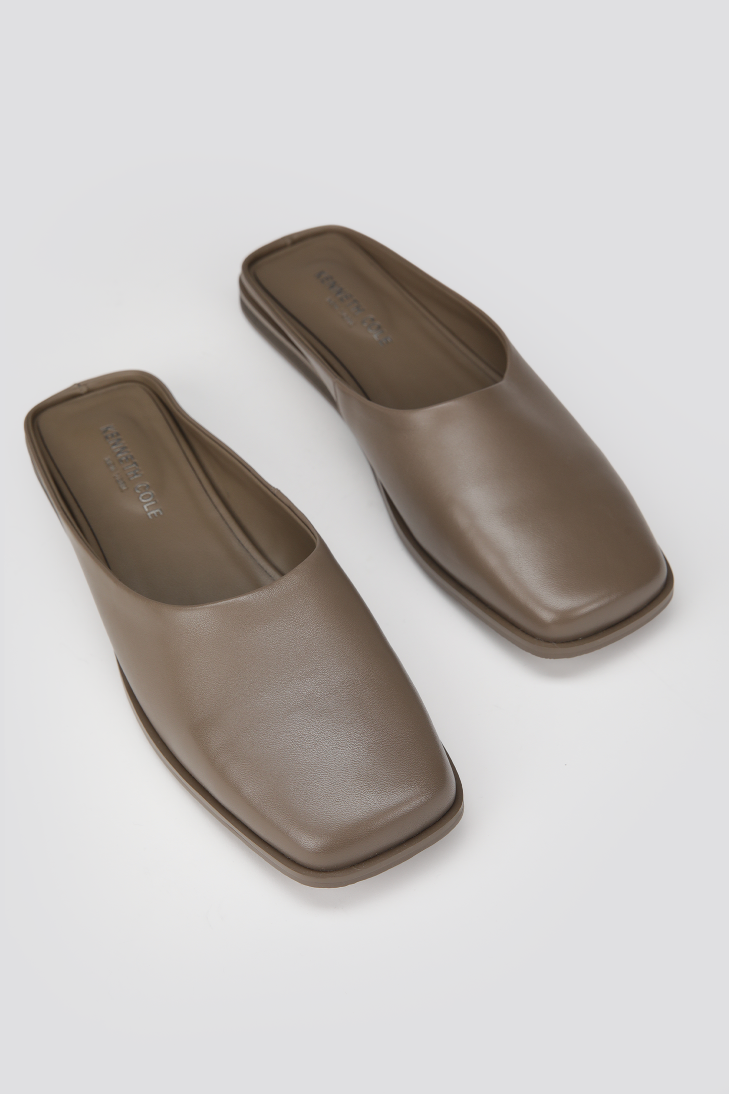 Leather Mule Flats