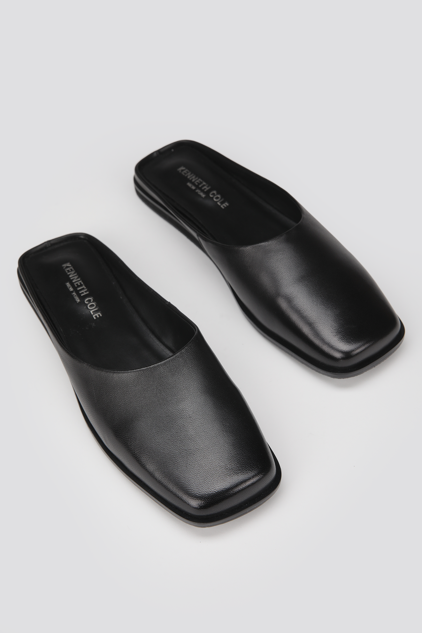 Leather Mule Flats