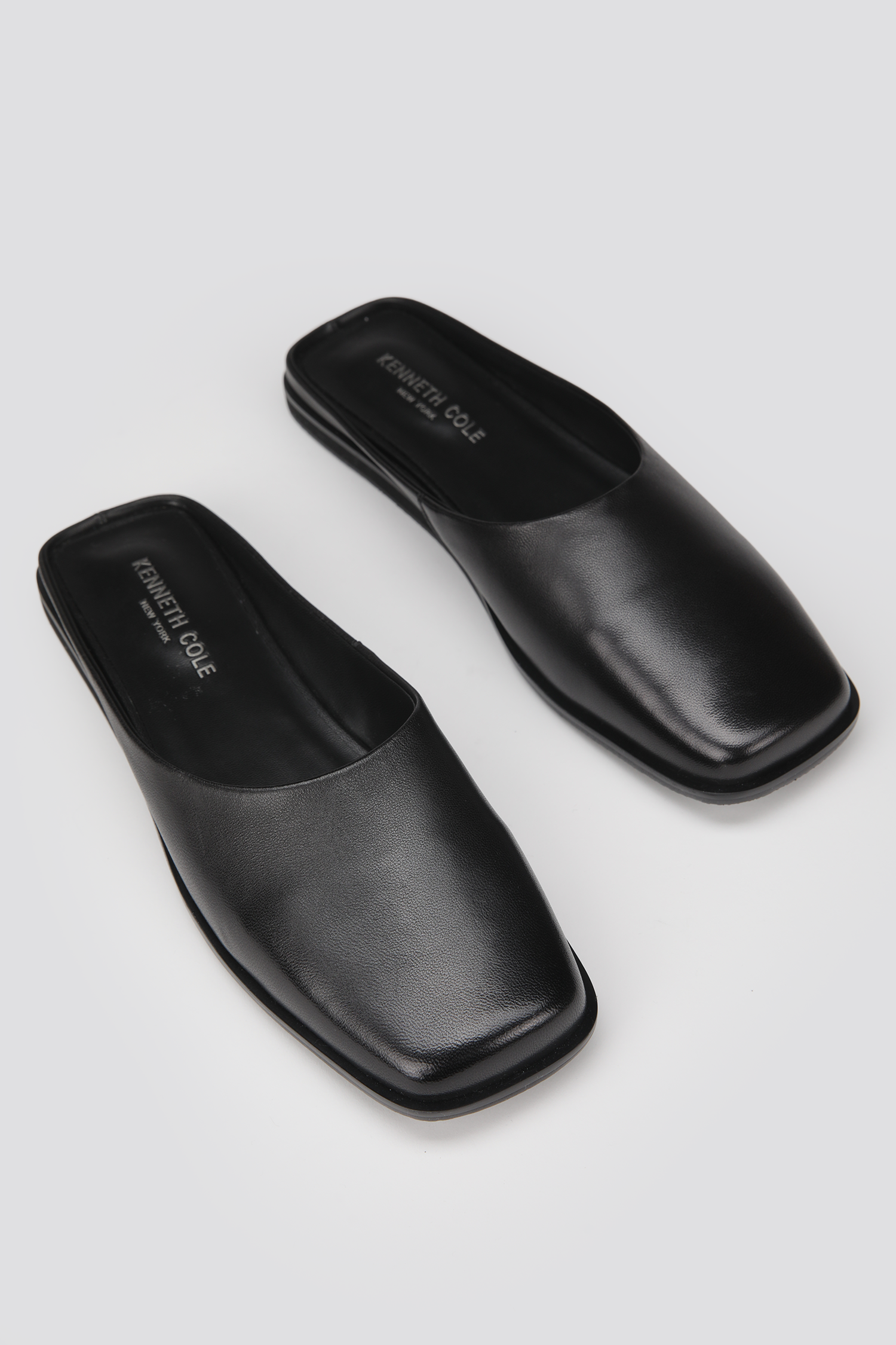 Leather Mule Flats