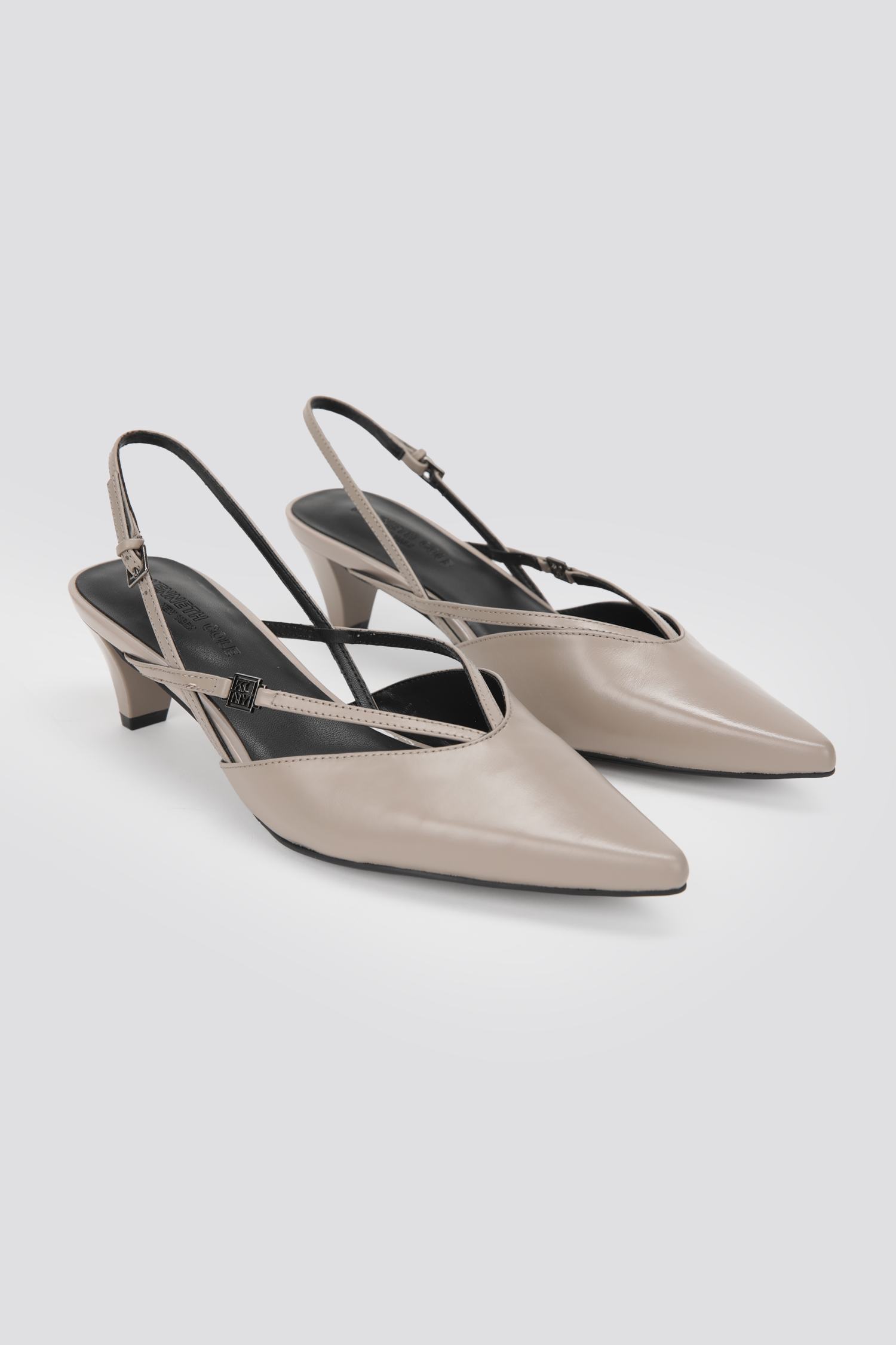 Leather Slingback Heels