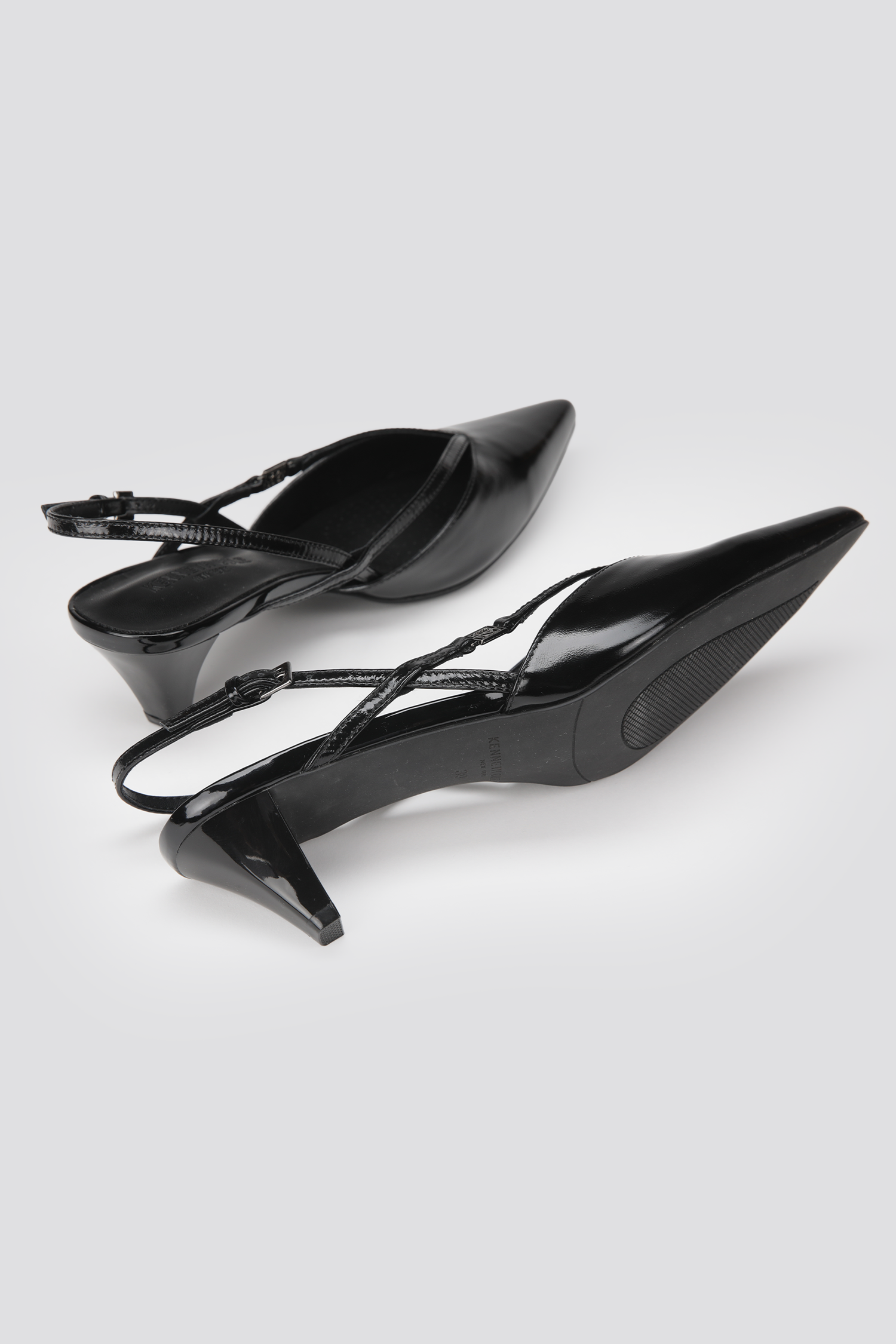 Leather Slingback Heels