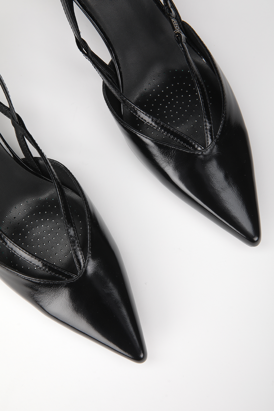 Leather Slingback Heels
