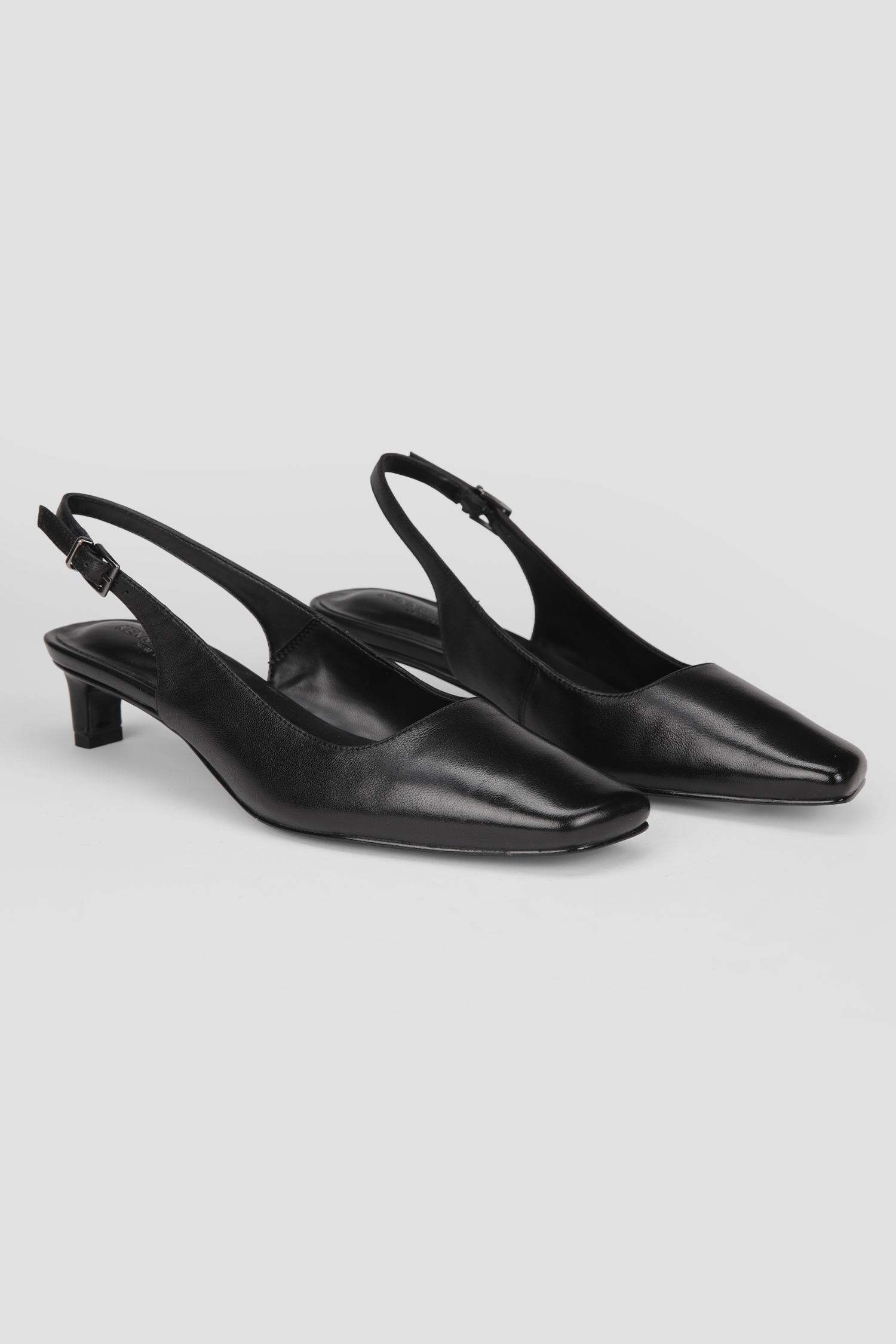 Leather Slingback Heels