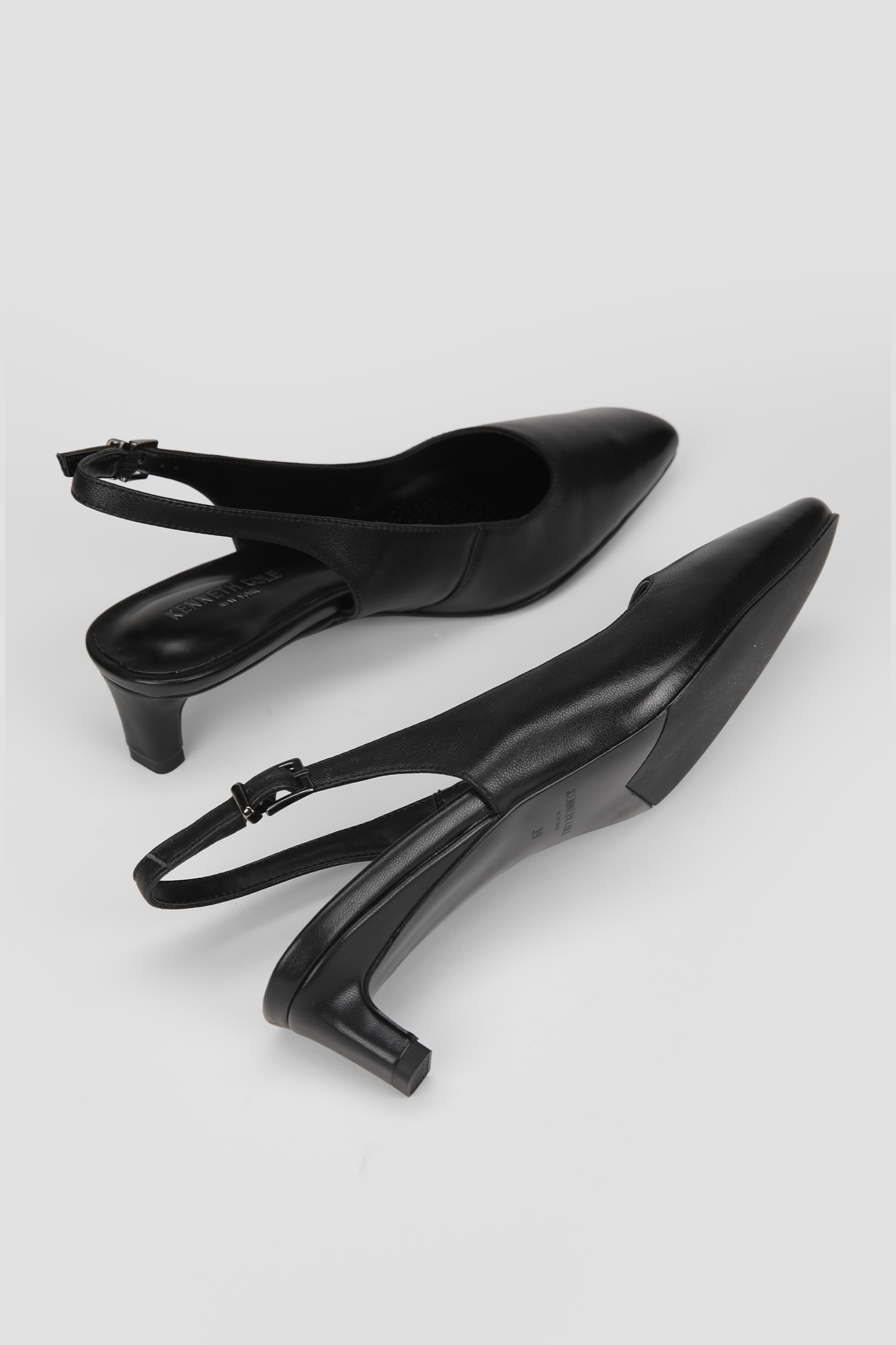 Leather Slingback Heels