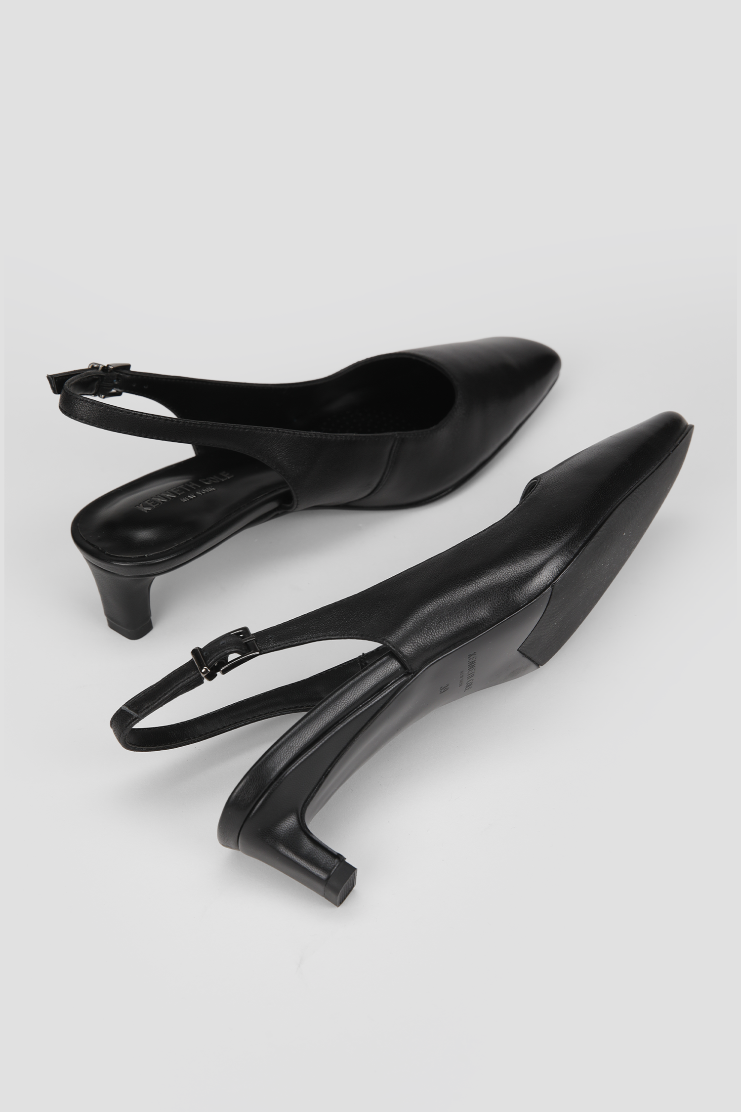 Leather Slingback Heels
