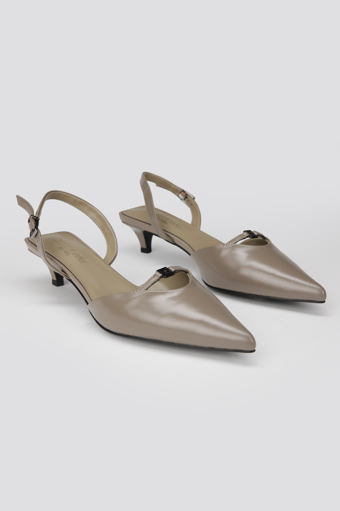 Leather Slingback Heels
