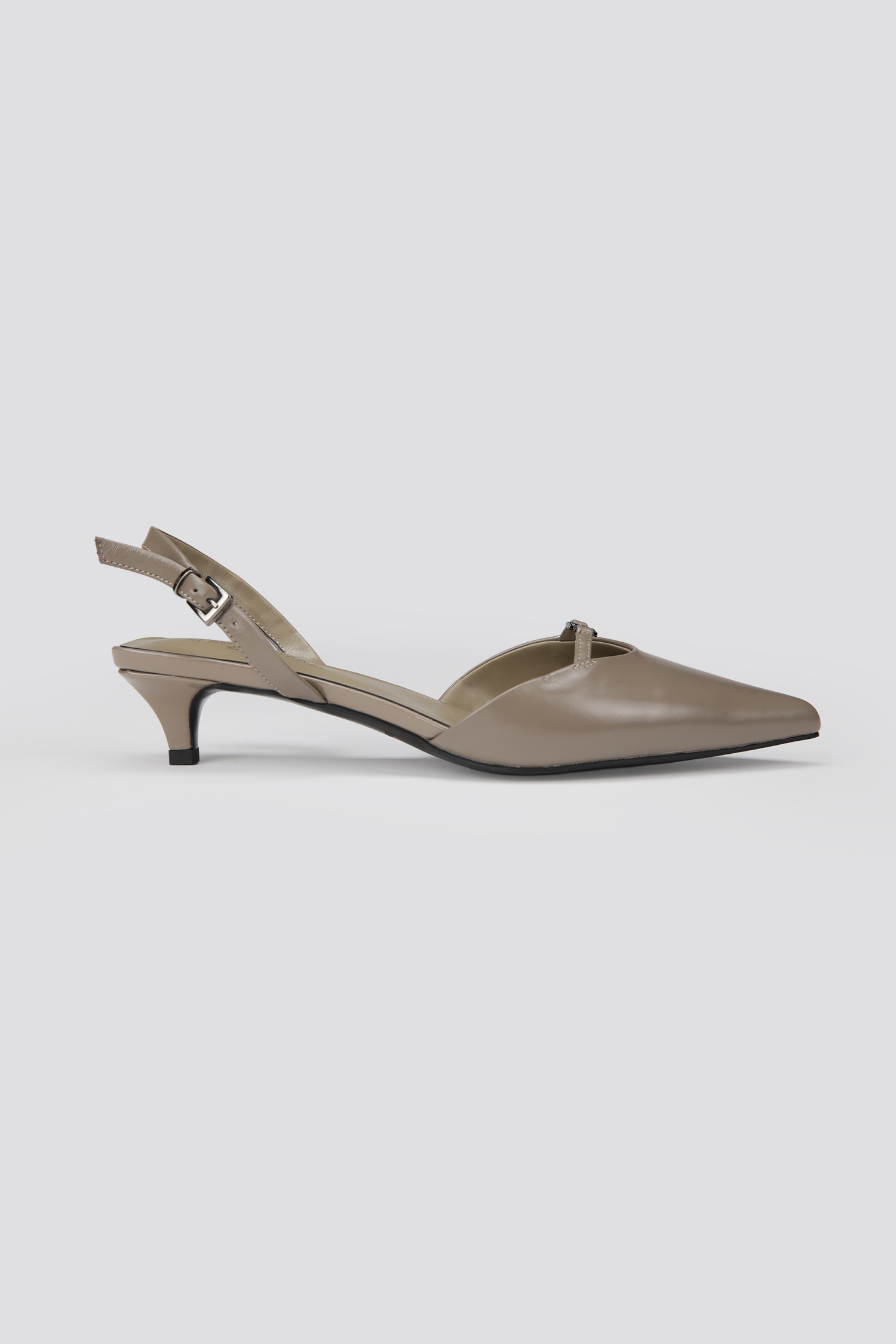 Leather Slingback Heels