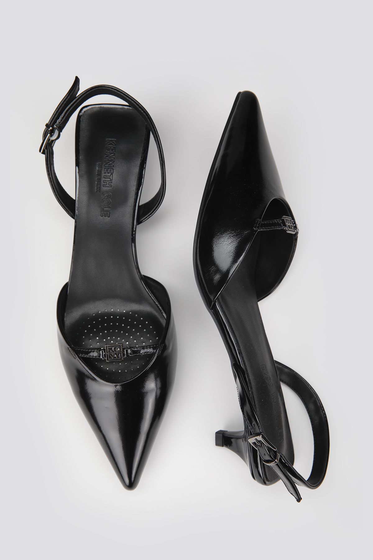 Leather Slingback Heels