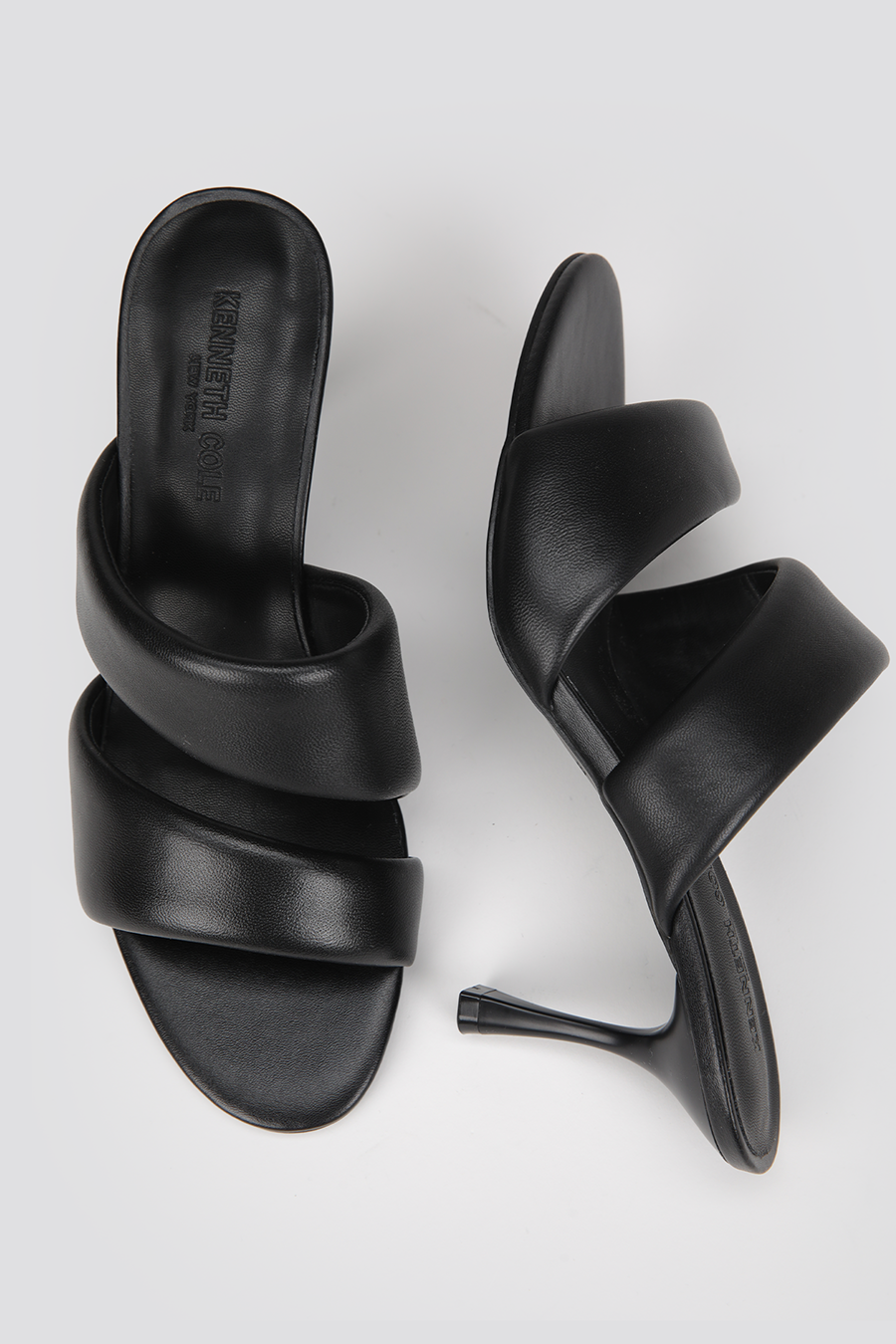 Leather Heeled Mules
