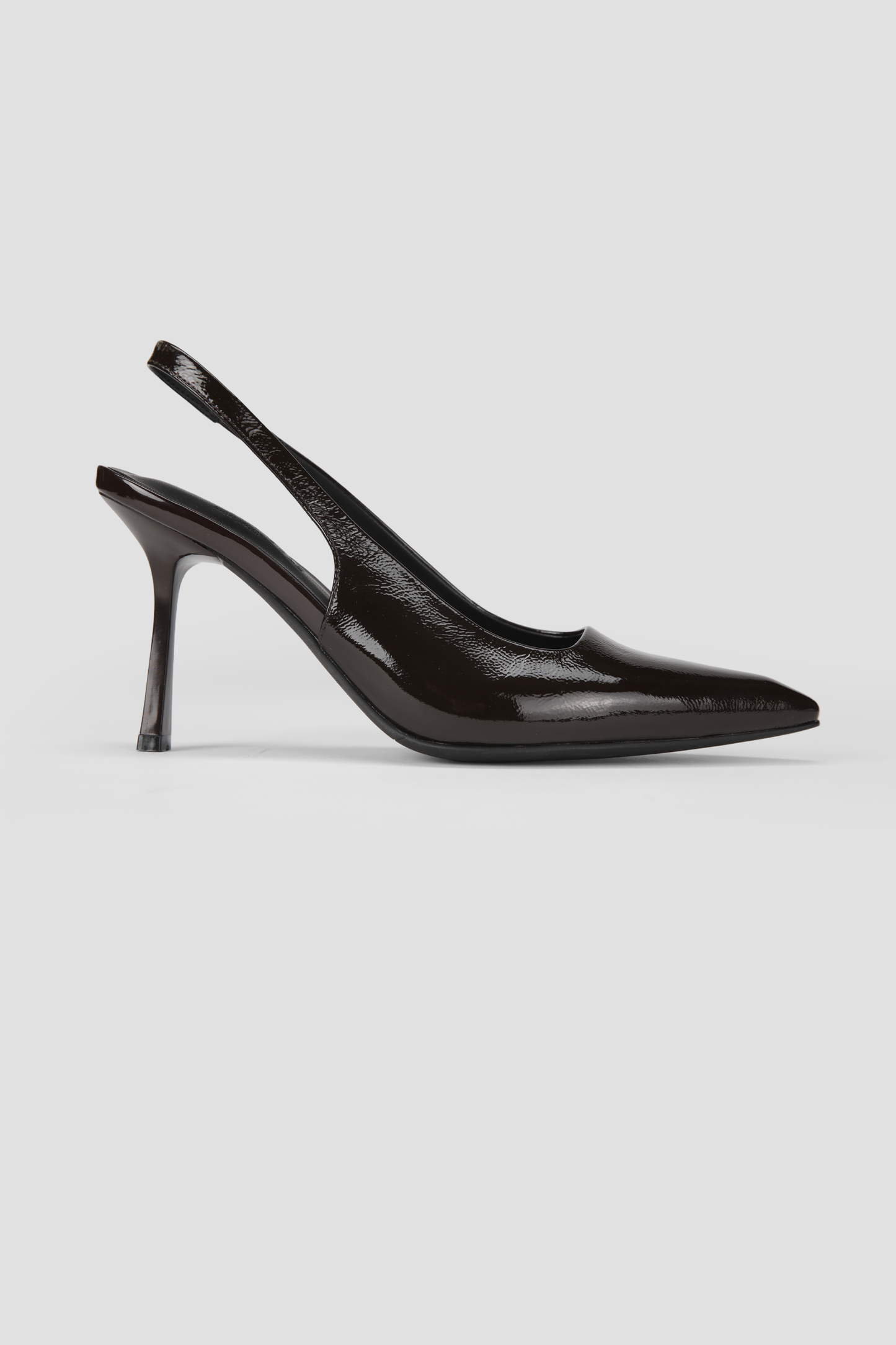 Leather Slingback Heels