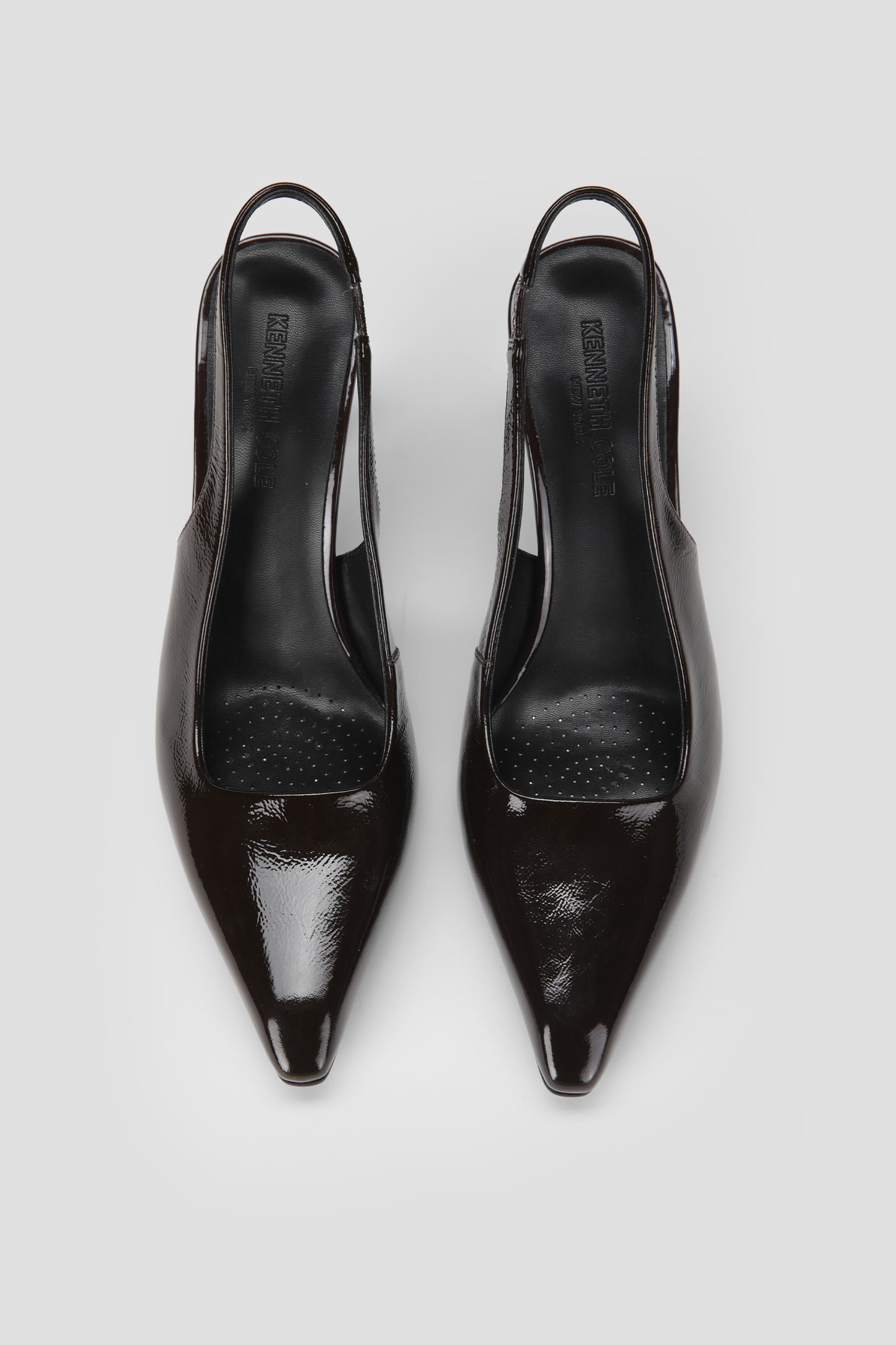 Leather Slingback Heels