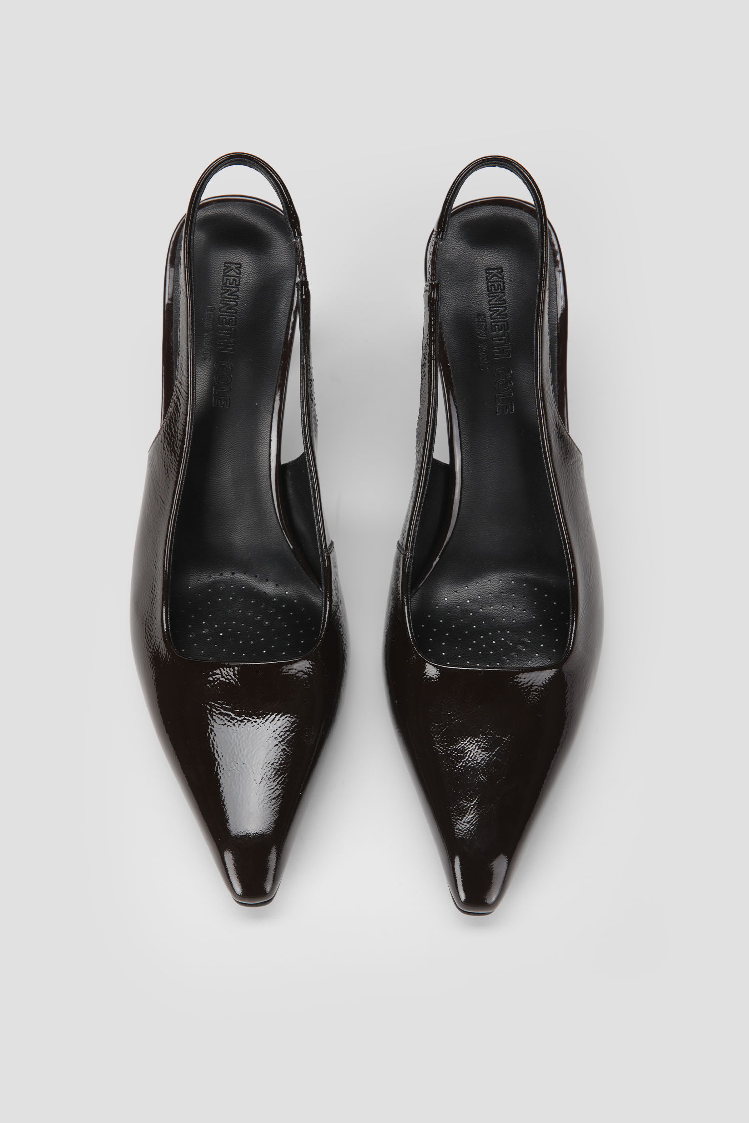 Leather Slingback Heels