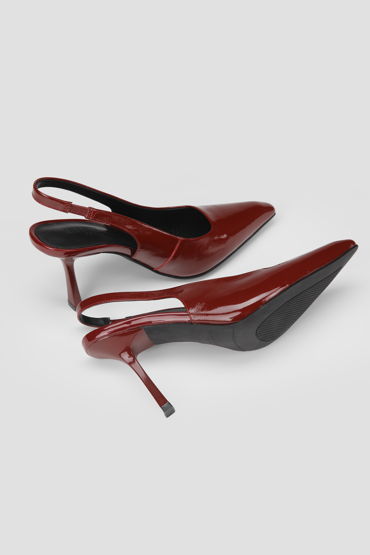 Leather Slingback Heels