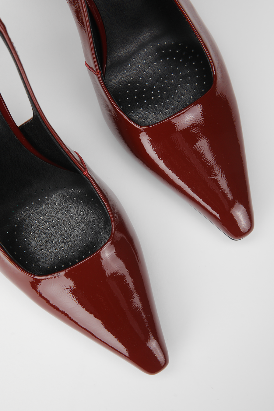 Leather Slingback Heels
