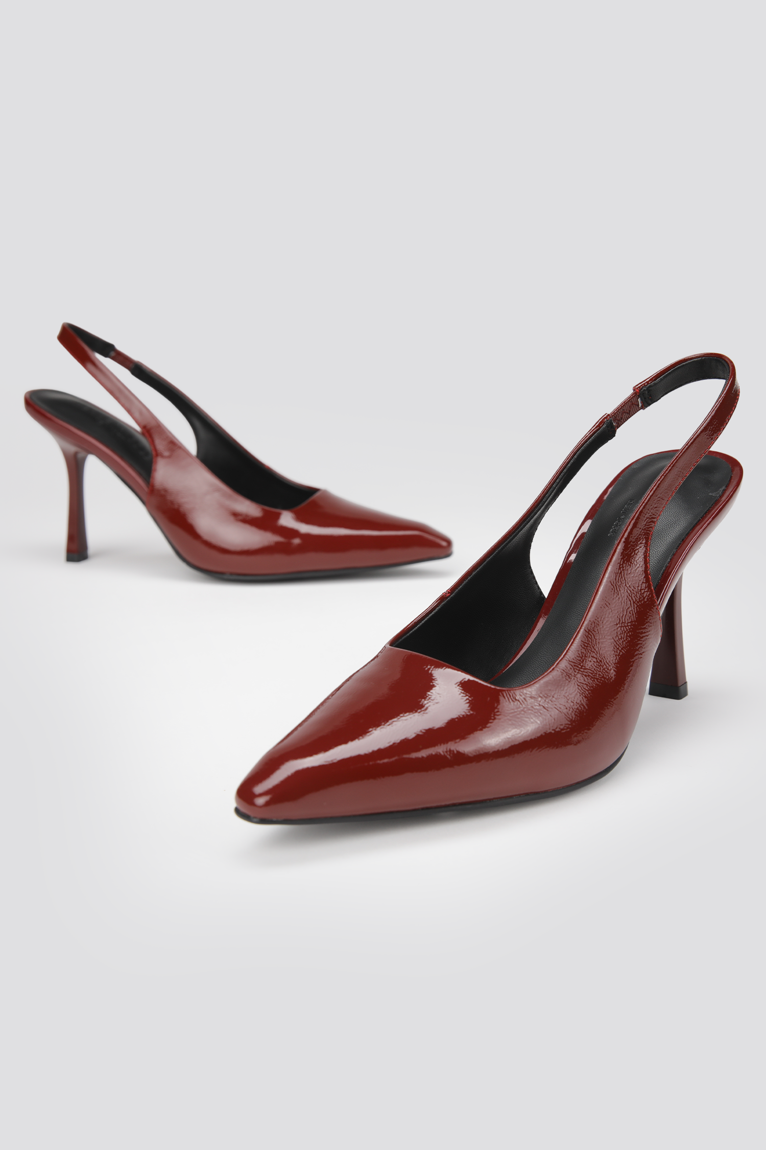 Leather Slingback Heels