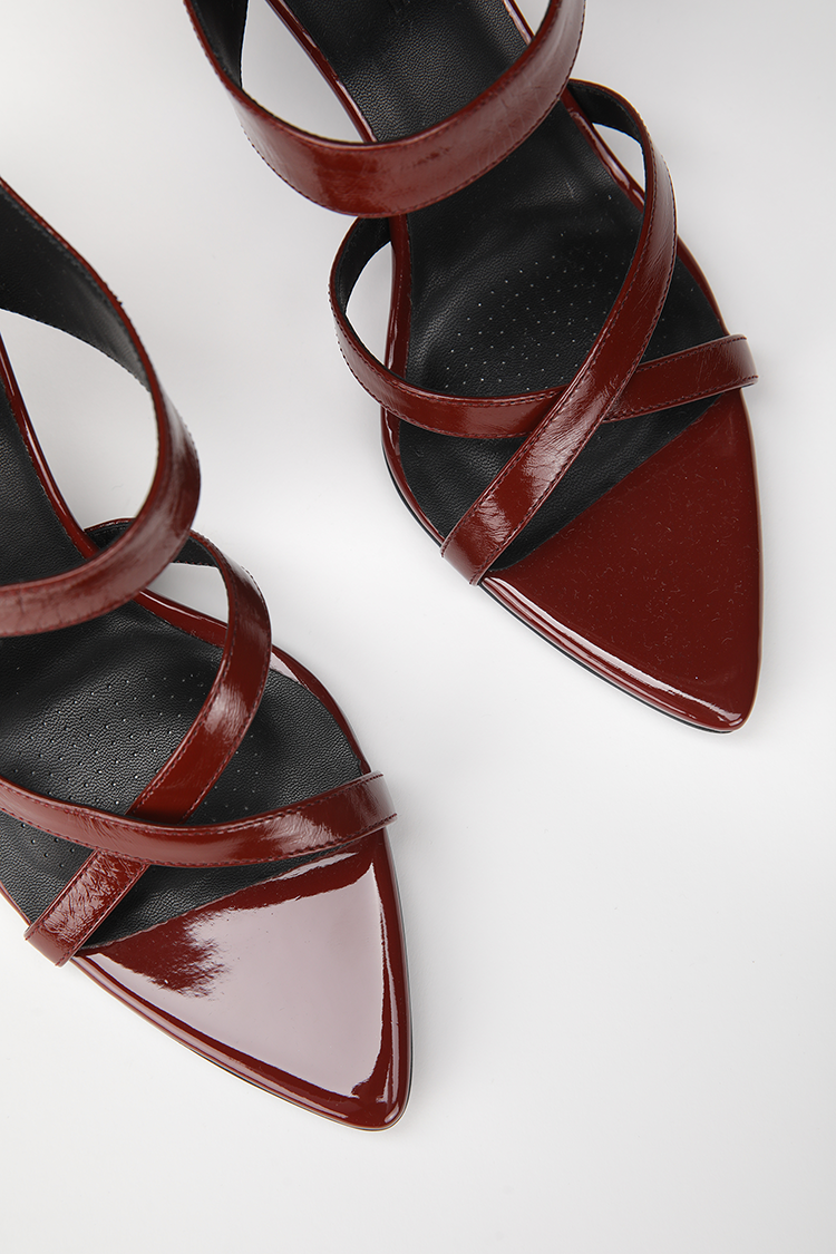Leather Slingback Sandals