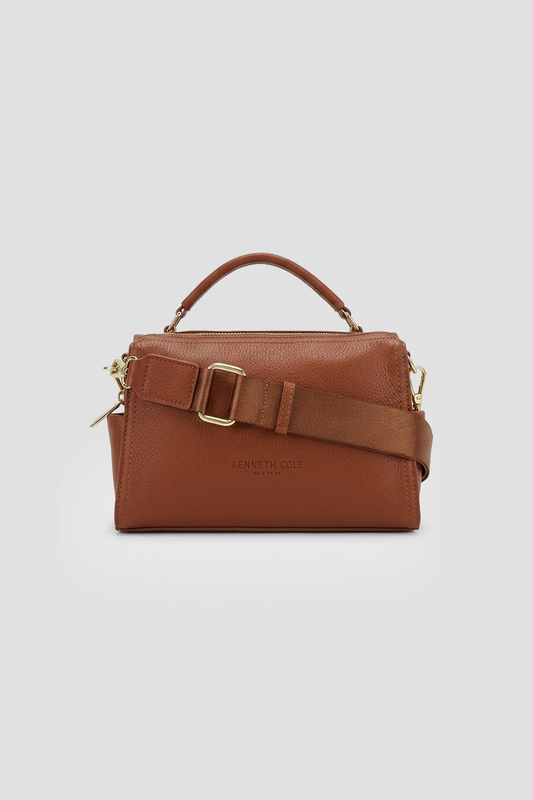 Mini Leather Structured Crossbody Bag