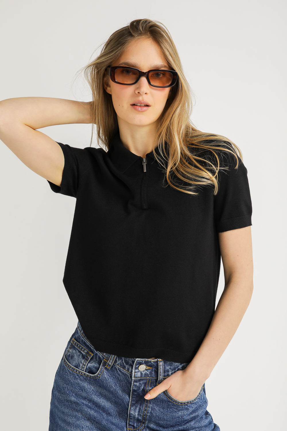 Knit Polo Shirt