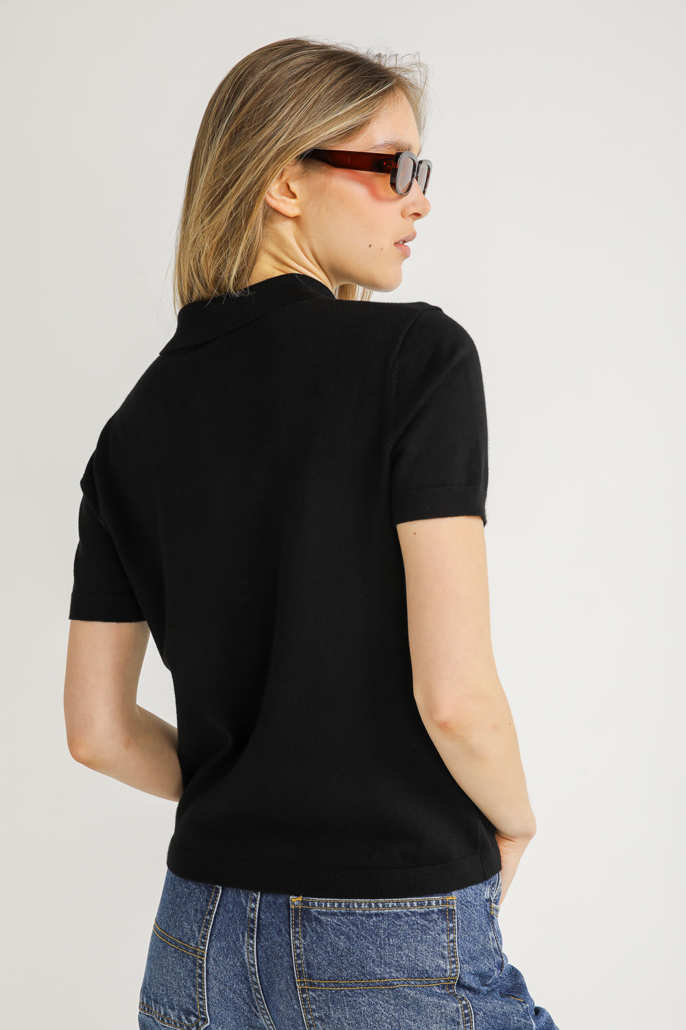 Knit Polo Shirt