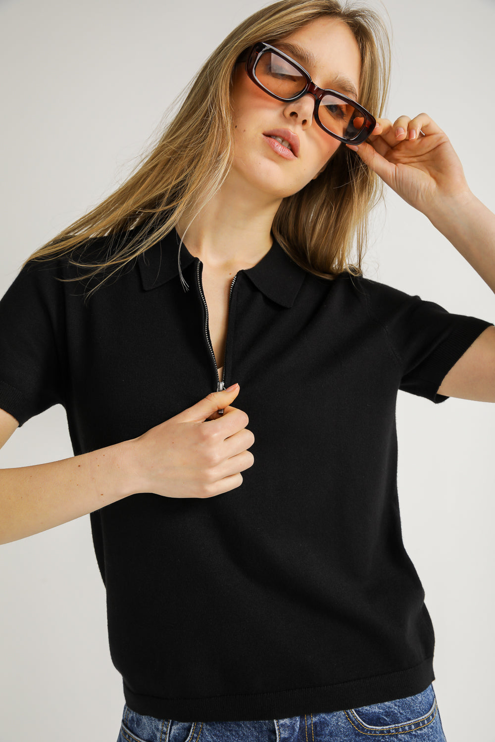 Knit Polo Shirt