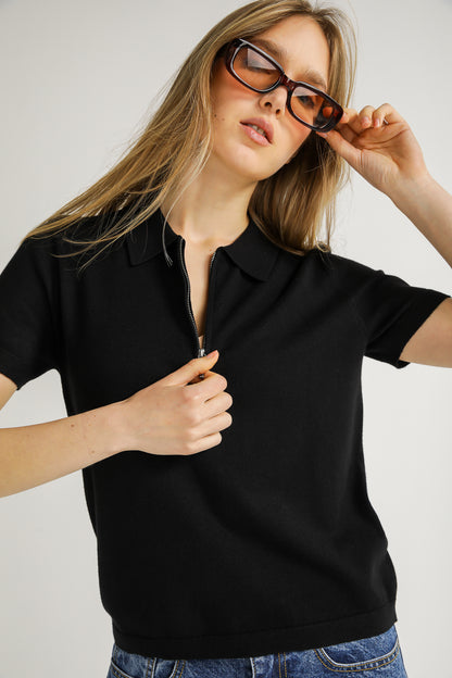 Knit Polo Shirt