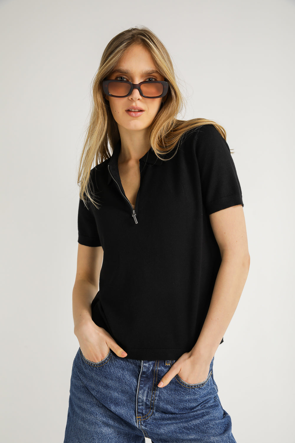 Knit Polo Shirt