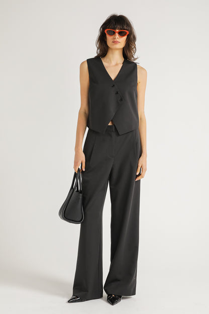 Asymmetric Tailored Vest