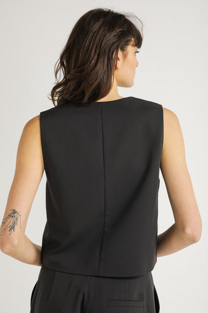 Asymmetric Tailored Vest